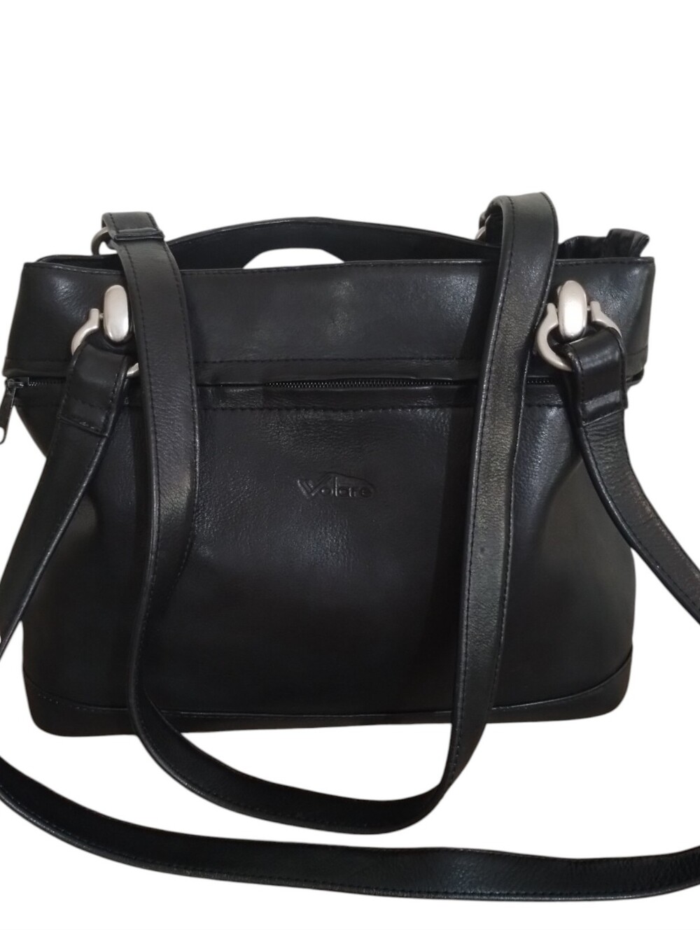 Vintage 80's Volare Genuine Leather Shoulder Bag - Classic Women's Tote